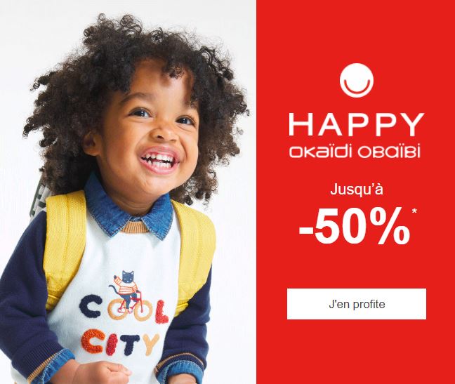 Les JOURS HAPPY* chez Okaïdi !!!
