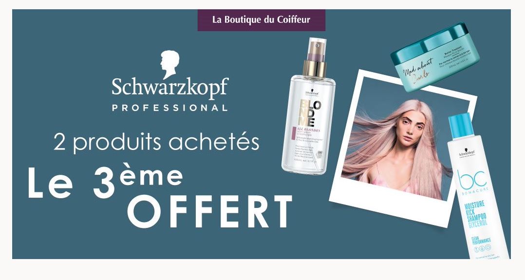 La Boutique du Coiffeur – SCHWARZKOPF 2+1