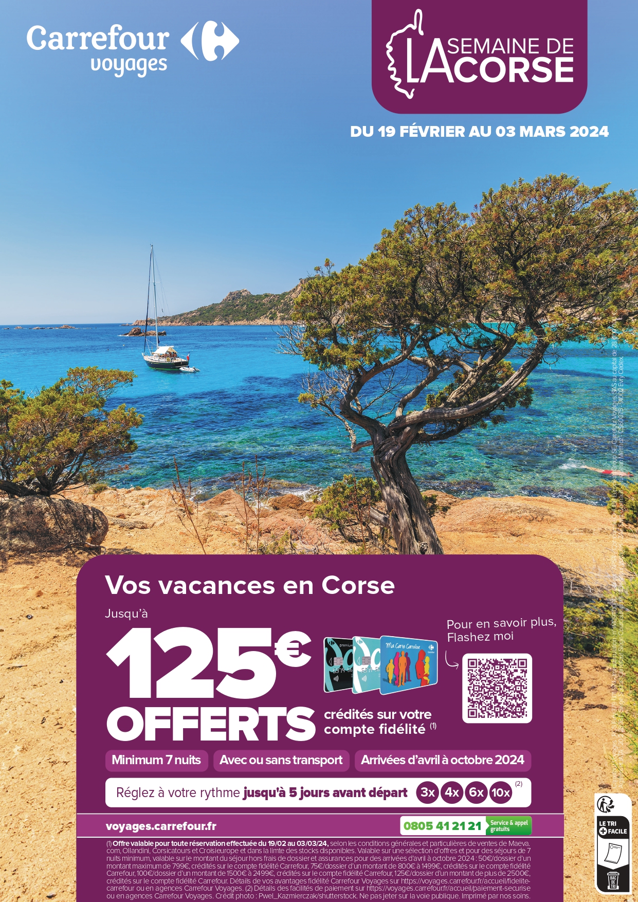 Image promotion : CARREFOR VOYAGES : CORSE
