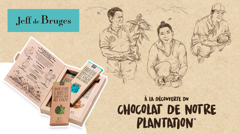 Collection tablette de chocolat - Jeff de Bruges