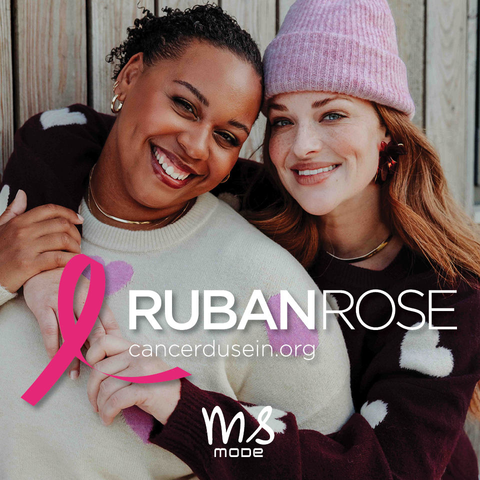 MS MODE RUBAN ROSE CROIX DAMPIERRE