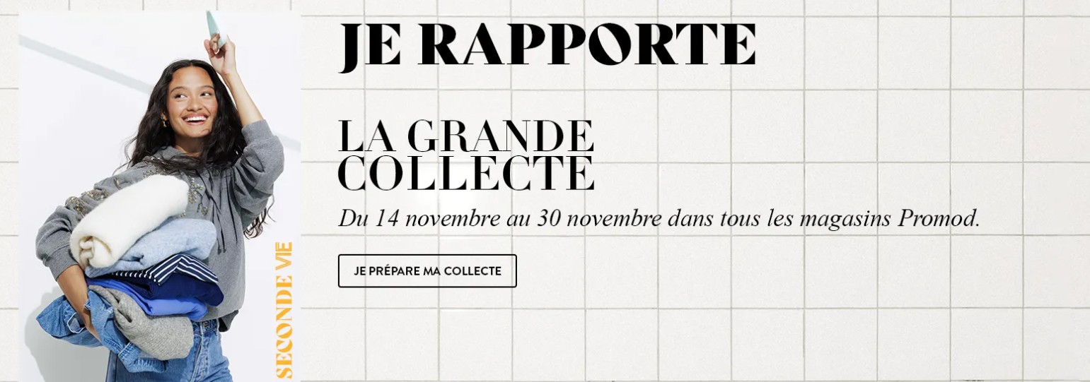 Collecte vêtements PROMOD CXD 2025