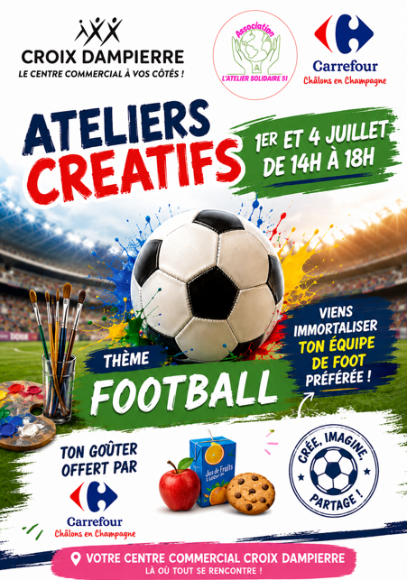 Jeux créatifs les 1er et 4 juillet - Croix Dampierre