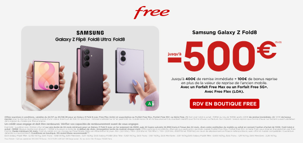 Offre SAMSUNG FREE - Croix Dampierre