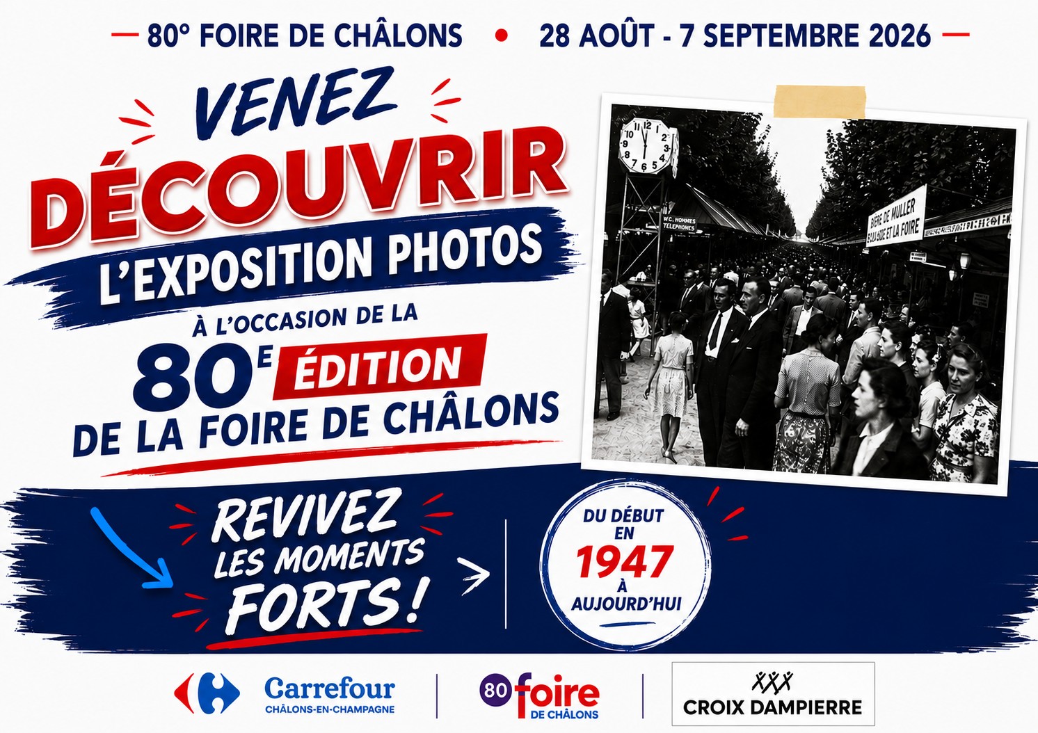 Exposition photos Foire de Chalons - Croix Dampierre