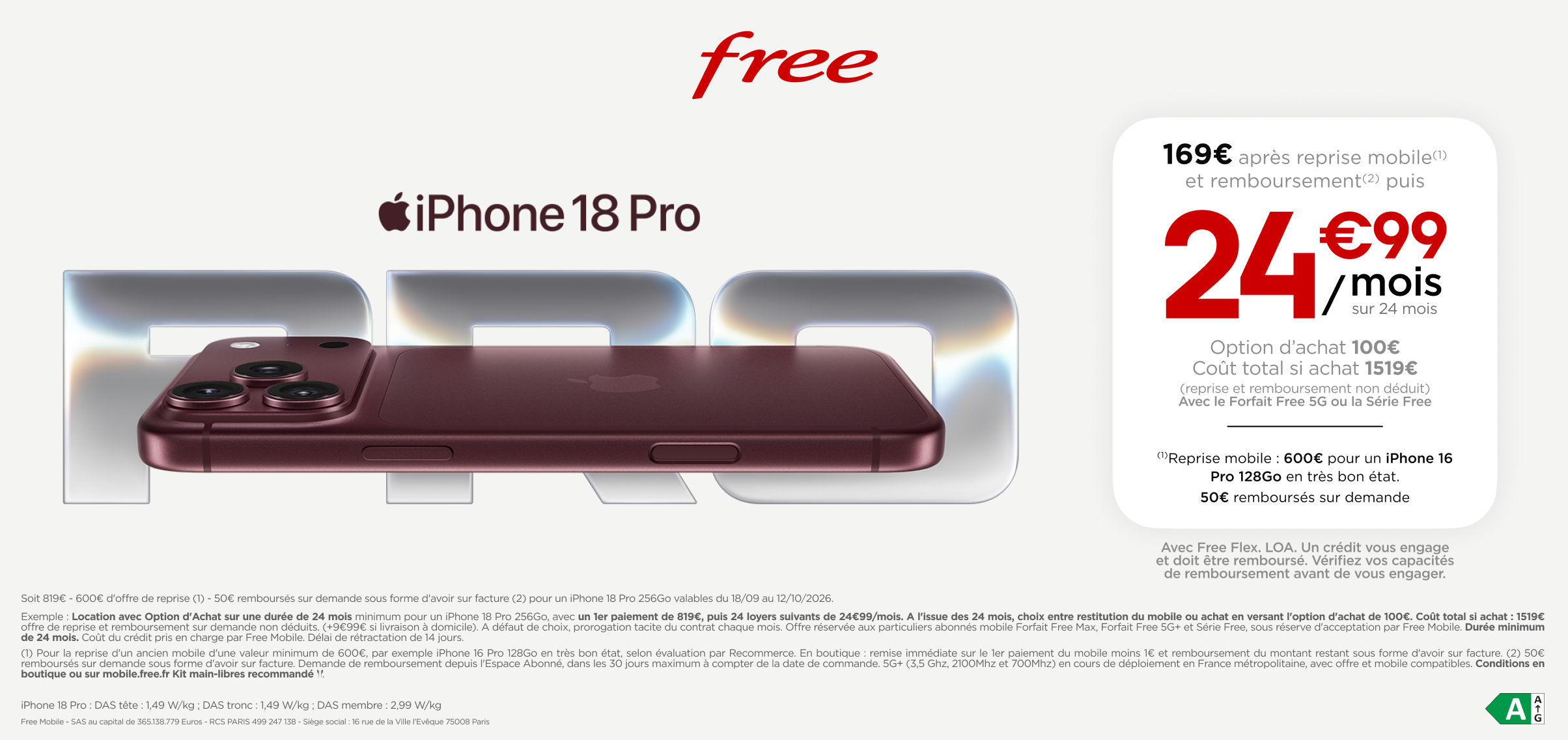 Iphone 18 FREE - Croix Dampierre