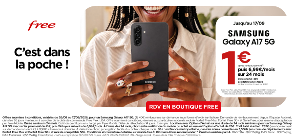 Offre entrée septembre FREE - Croix Dampierre