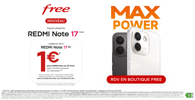 Redmi Note 17 FREE - Croix Dampierre